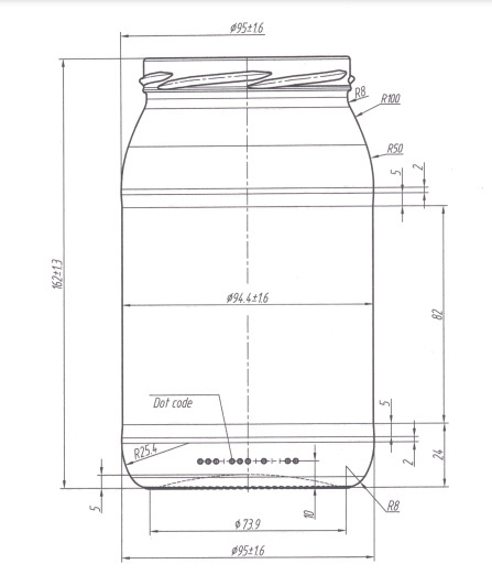 Słoik 0.9 / Słoiki 900ml MAŁA PALETA 672szt