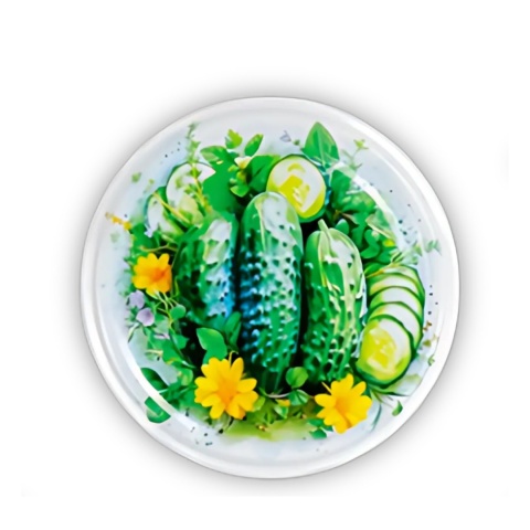 Zakrętki fi 82 / 6 Kompozycja Ogróki MIX warzywa karton 750 sztuk