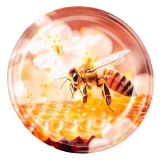 Zakrętki fi 82 DO MIODU PSZCZOŁA 2-34 op. 100 sztuk / 0,35 sztuka