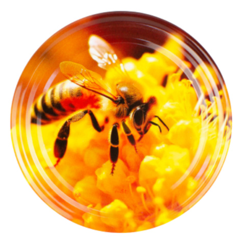 Zakrętki fi 82 DO MIODU PSZCZOŁA 3-65 op. 100 sztuk / 0,35 sztuka