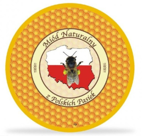 Zakrętki fi 82 do miodu - MAPA KARTON 660 sztuk
