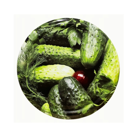 Zakrętki fi 82 Wieczko Ogórek z cebulką karton 660 sztuk